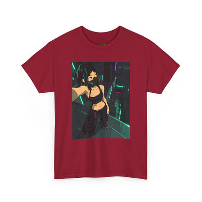 Green Horizon Blur Graphic Tee