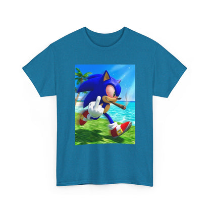 Stoned Sonic Giving The Finger Tee