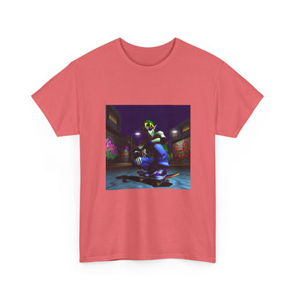Skater Link Smoking In Neon Alley Tee