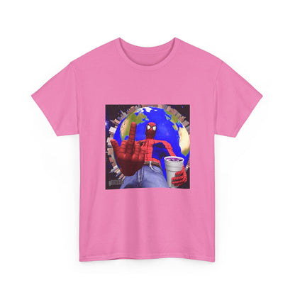 Spider-Man Flipping Off The World Tee
