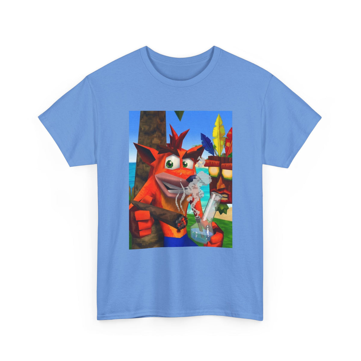 Crash Bandicoot Taking A Hit Tee