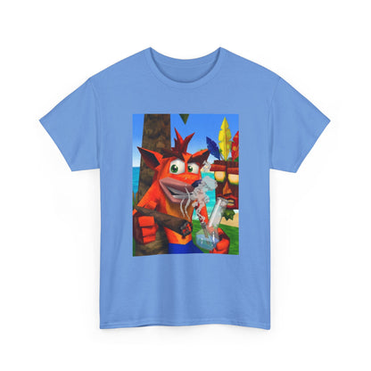 Crash Bandicoot Taking A Hit Tee
