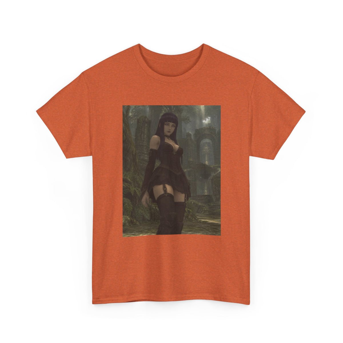 Gothic Byakugan Hinata In Ruined Forest