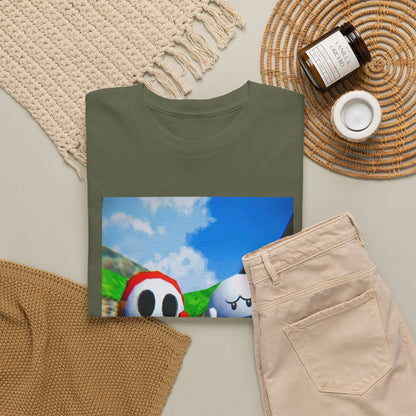 Shy Guy And Boo Flipping Off Tee