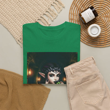 Edgy Elf Queen Flips You Off Tee