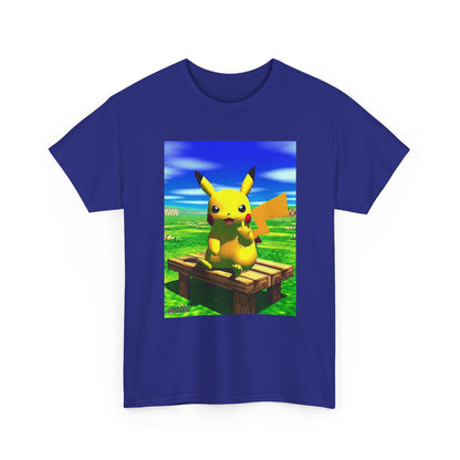 Pikachu Giving The Finger On A Bench