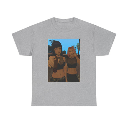 Anime Girls Sharing A Smoke Tee