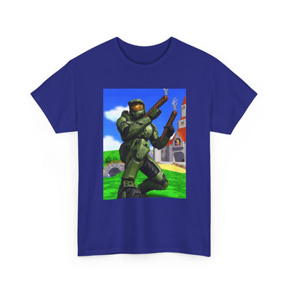 Master Chief Blazing In Mushroom Kingdom