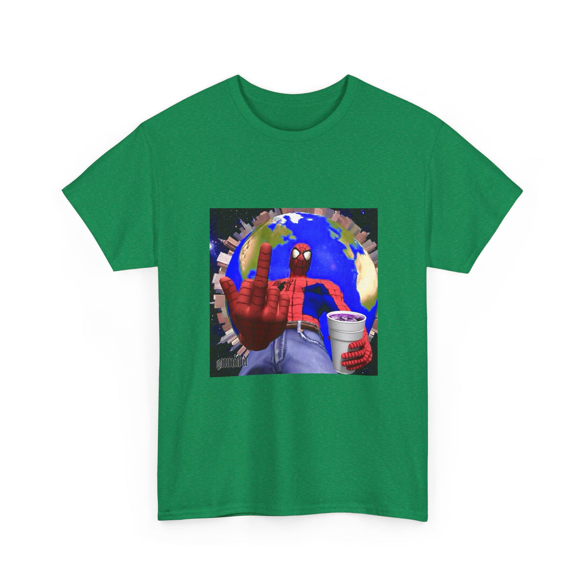 Spider-Man Flipping Off The World Tee