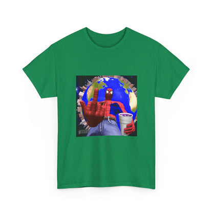 Spider-Man Flipping Off The World Tee