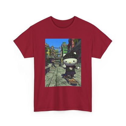 Punk Hello Kitty Flipping The Bird Tee