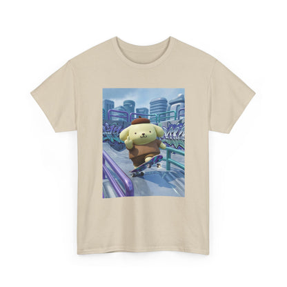 Pompompurin Flipping Off On Skateboard