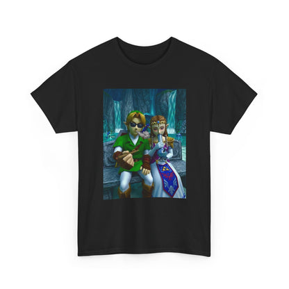 Link And Zelda Sharing A Smoke Tee