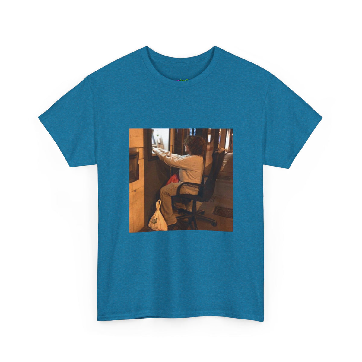 Gravity Defying Green Graphic Tee