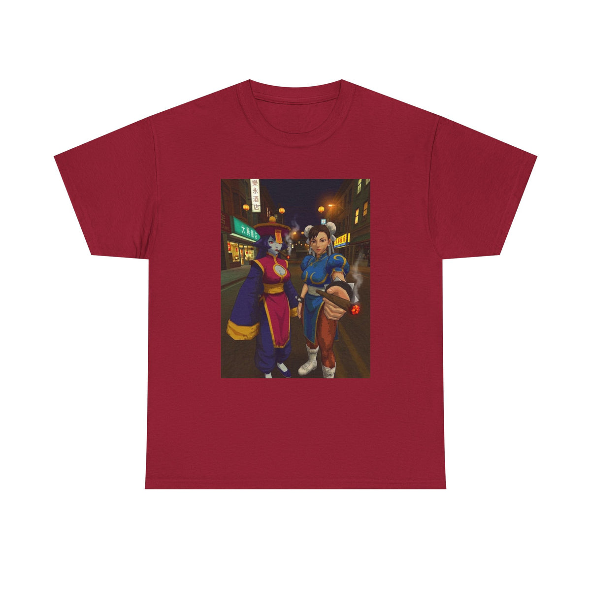 Hsien-Ko And Chun-Li Sharing Blunts Tee