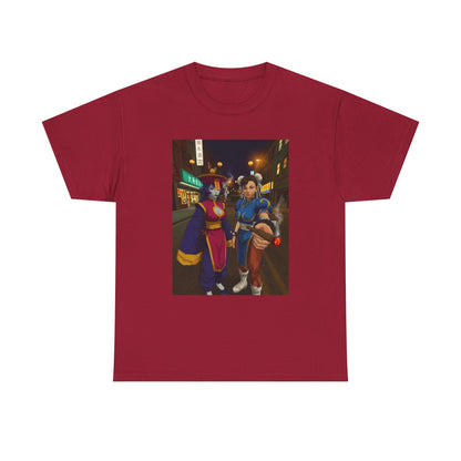 Hsien-Ko And Chun-Li Sharing Blunts Tee