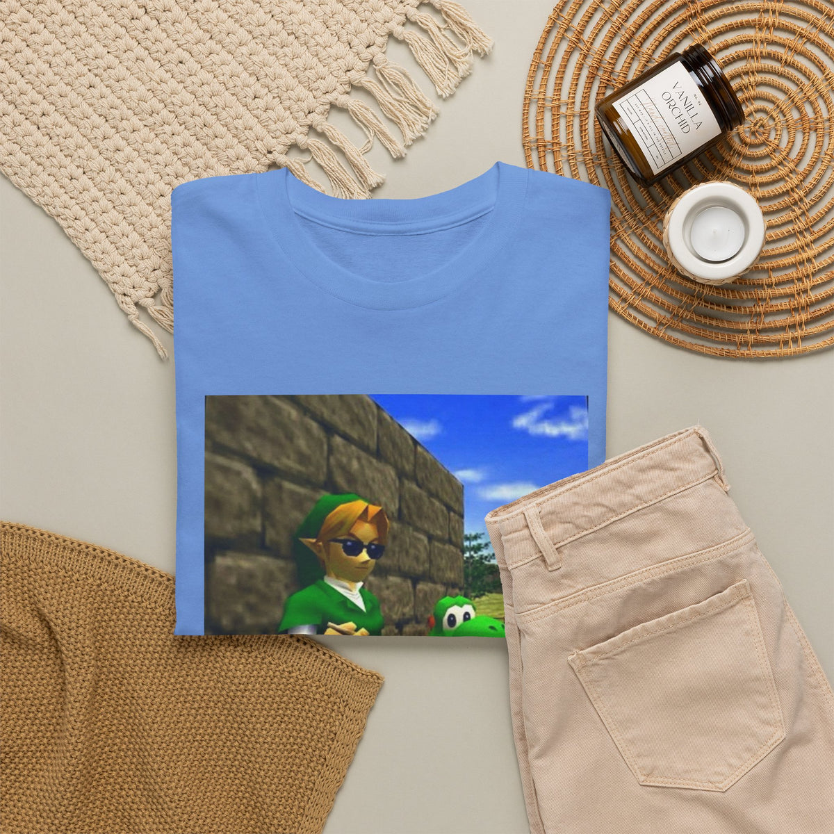 Link and Yoshi Chillin' With Blunts