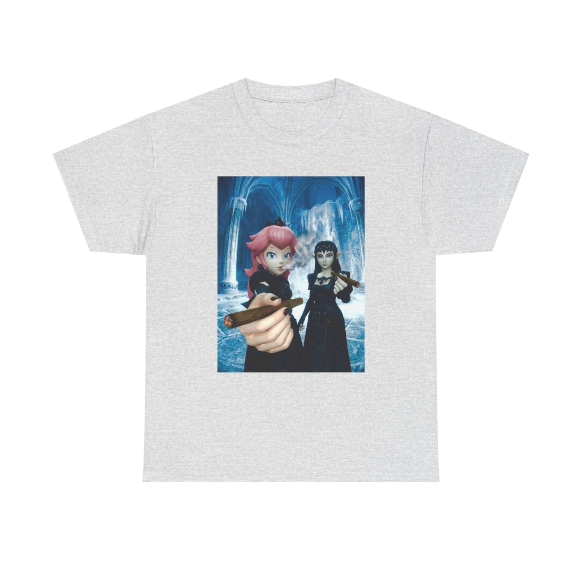 Gothic Princesses Puffing Cigars Tee