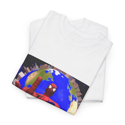 Spider-Man Flipping Off The World Tee