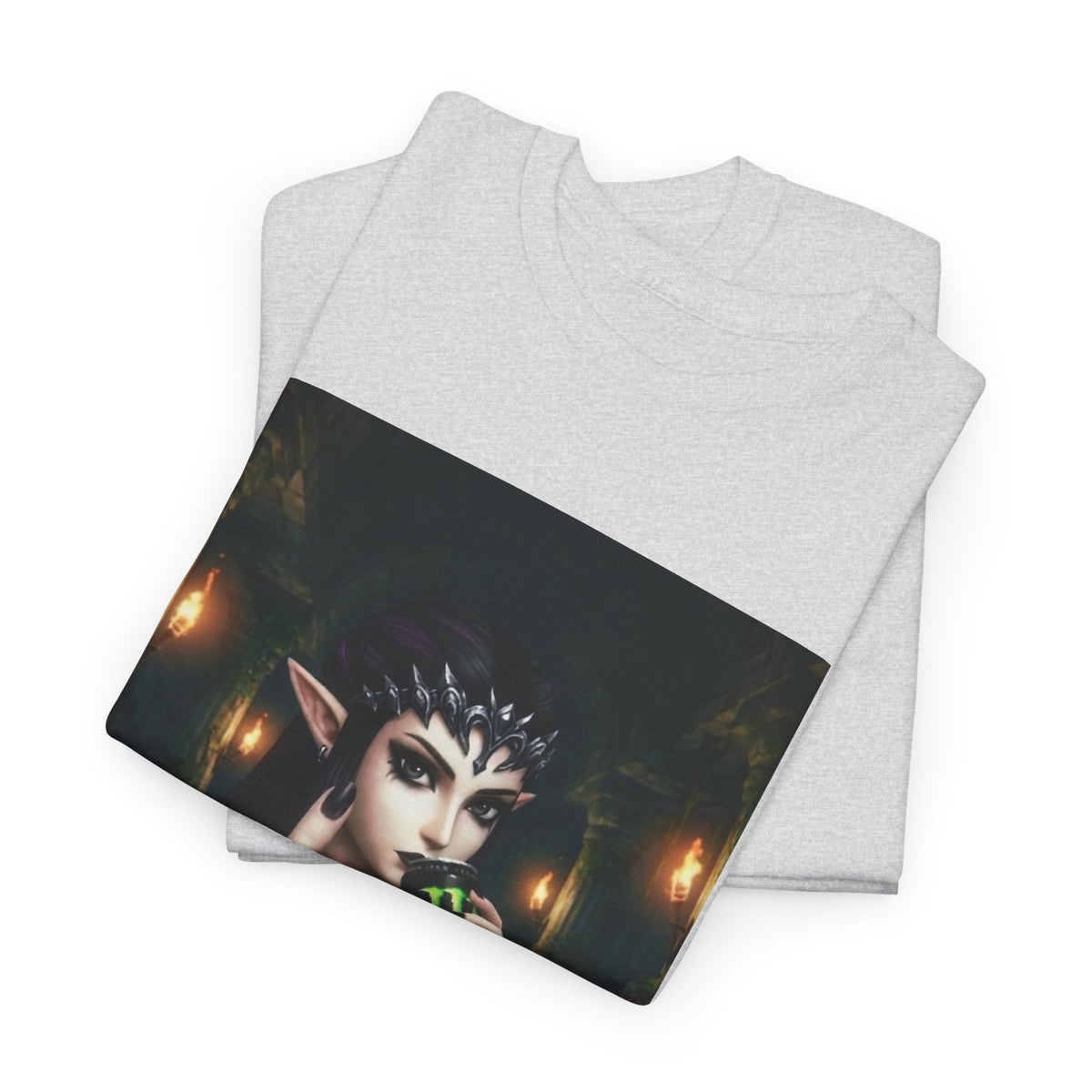 Edgy Elf Queen Flips You Off Tee