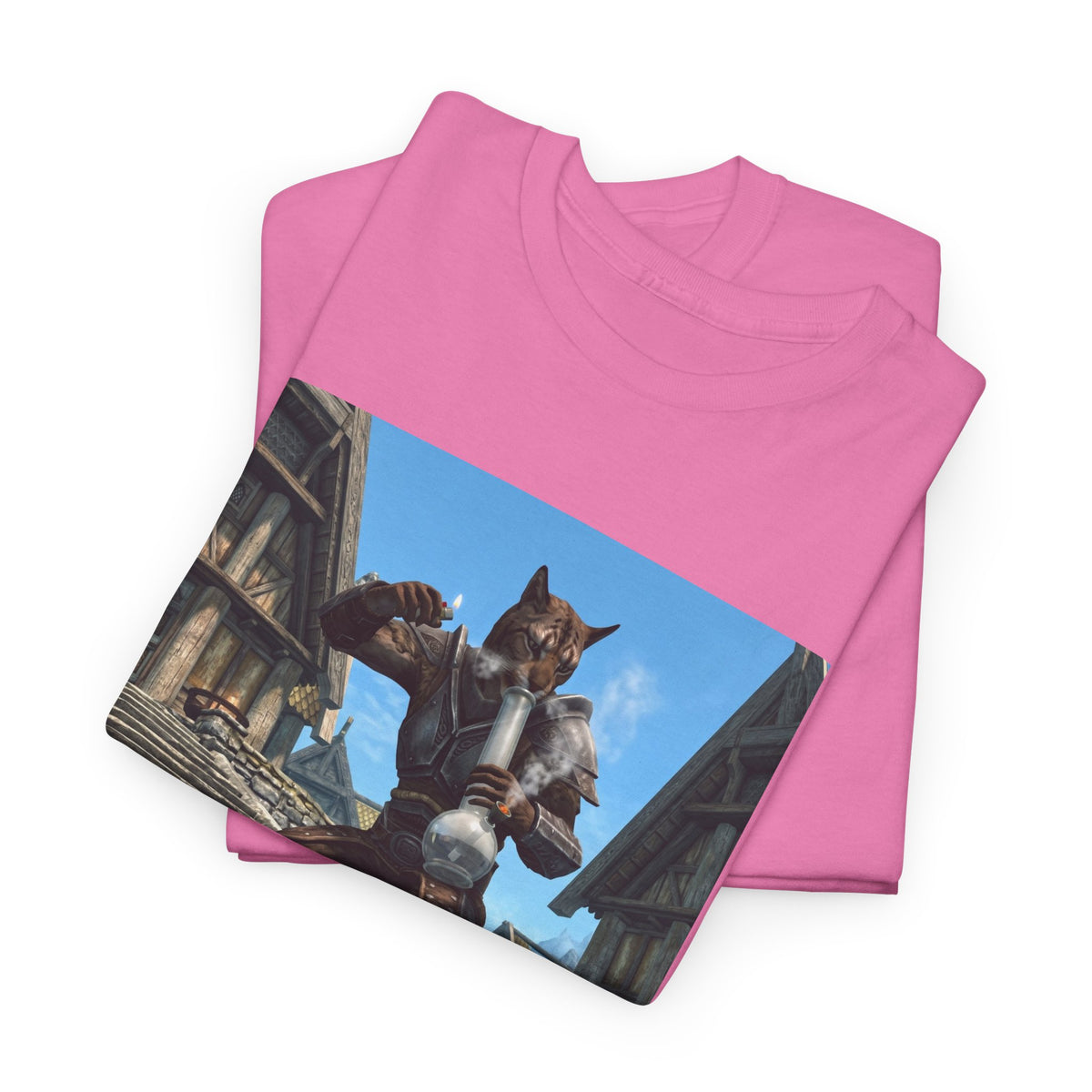 Neon Leaf Whisper Graphic Tee