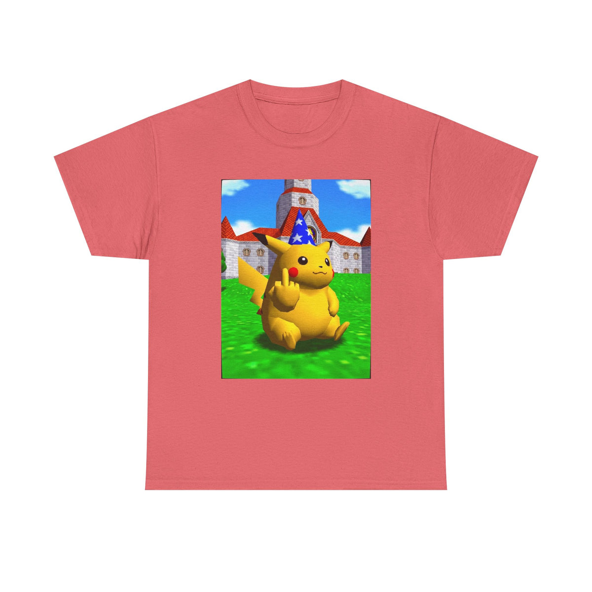 Salty Pikachu Giving The Middle Finger Tee