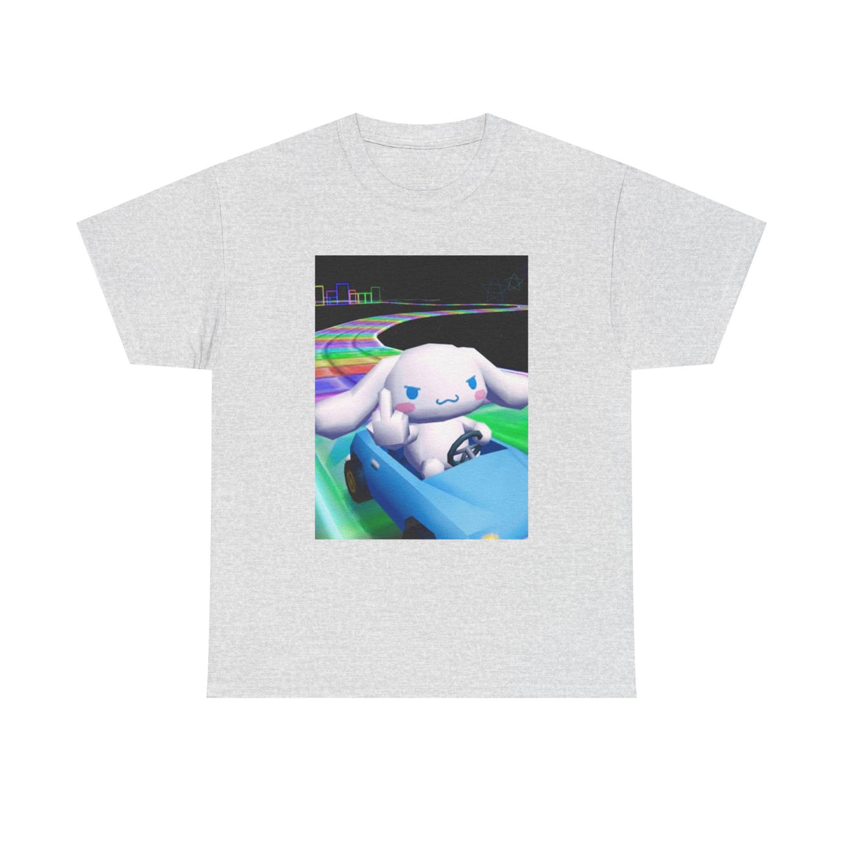 Cinnamoroll Kart Race Middle Finger Tee
