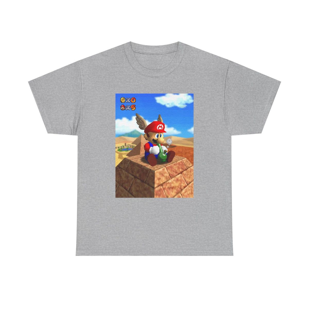 Wing Cap Mario Enjoying The Desert View Tee