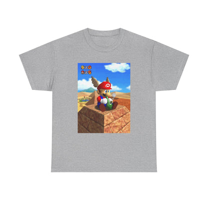 Wing Cap Mario Enjoying The Desert View Tee