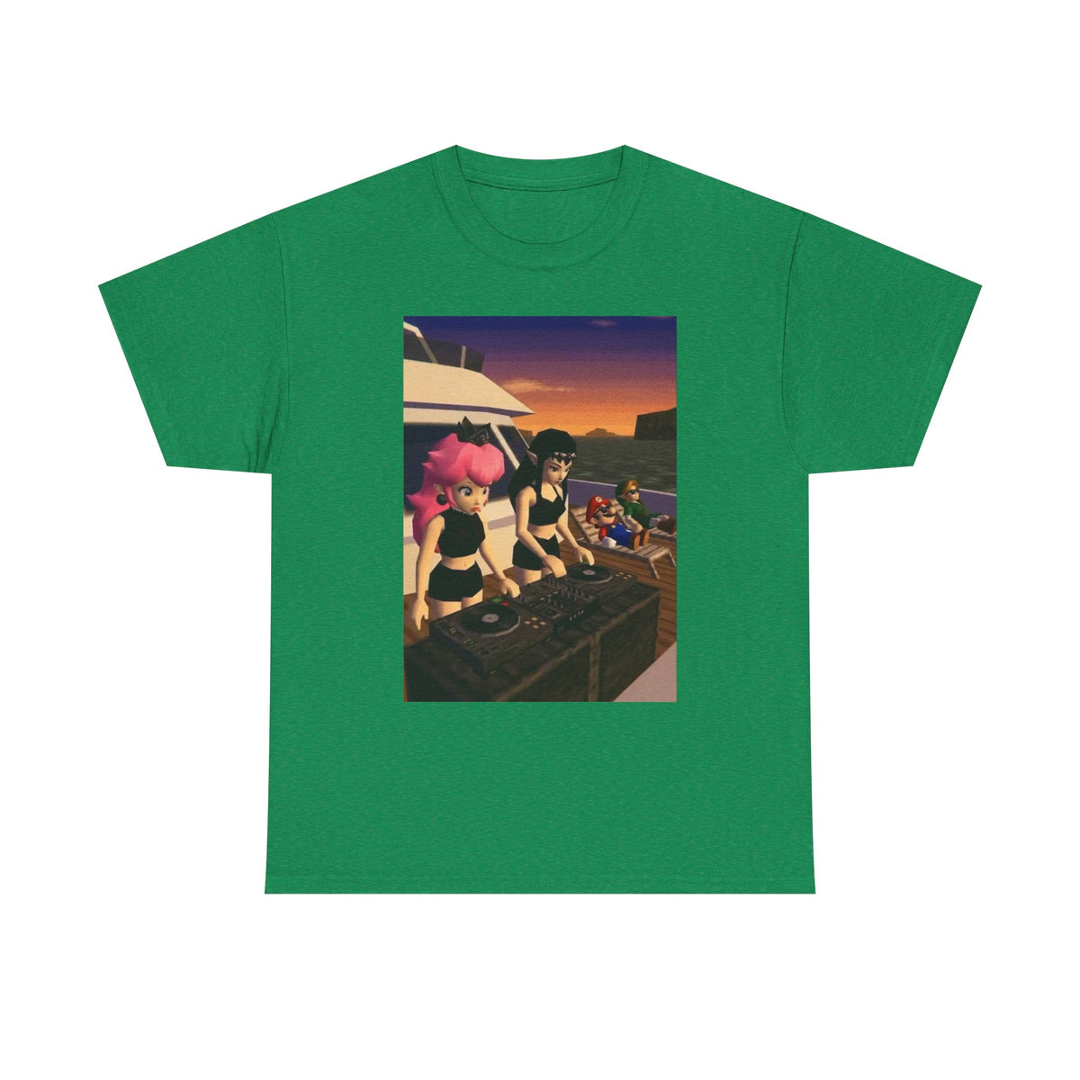 N64 Waifus DJ Yacht Party Tee