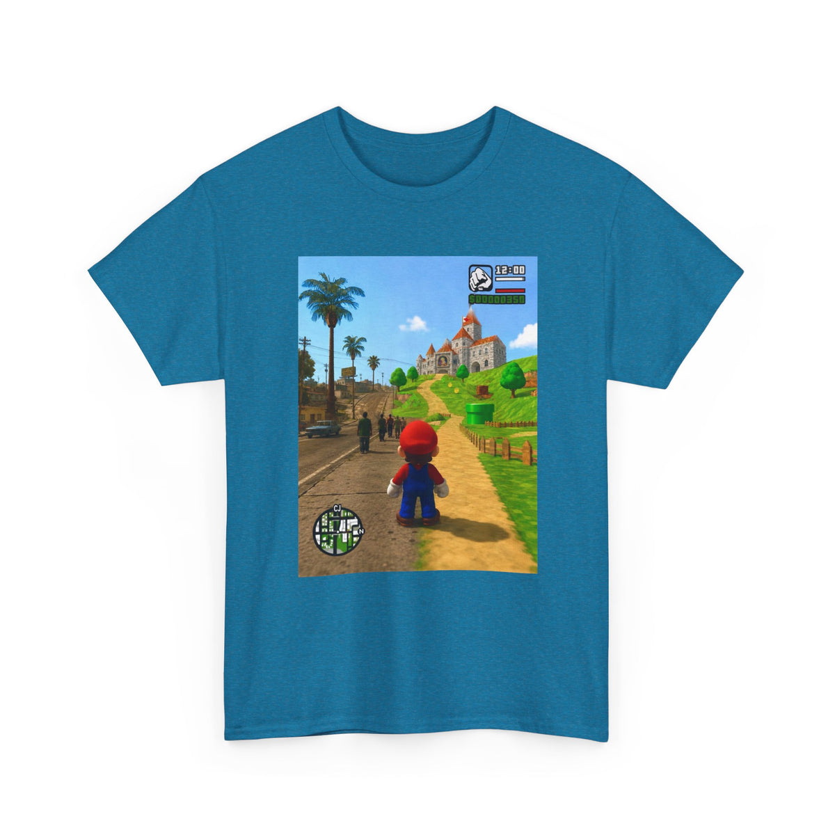 Mario Exploring San Andreas Streets