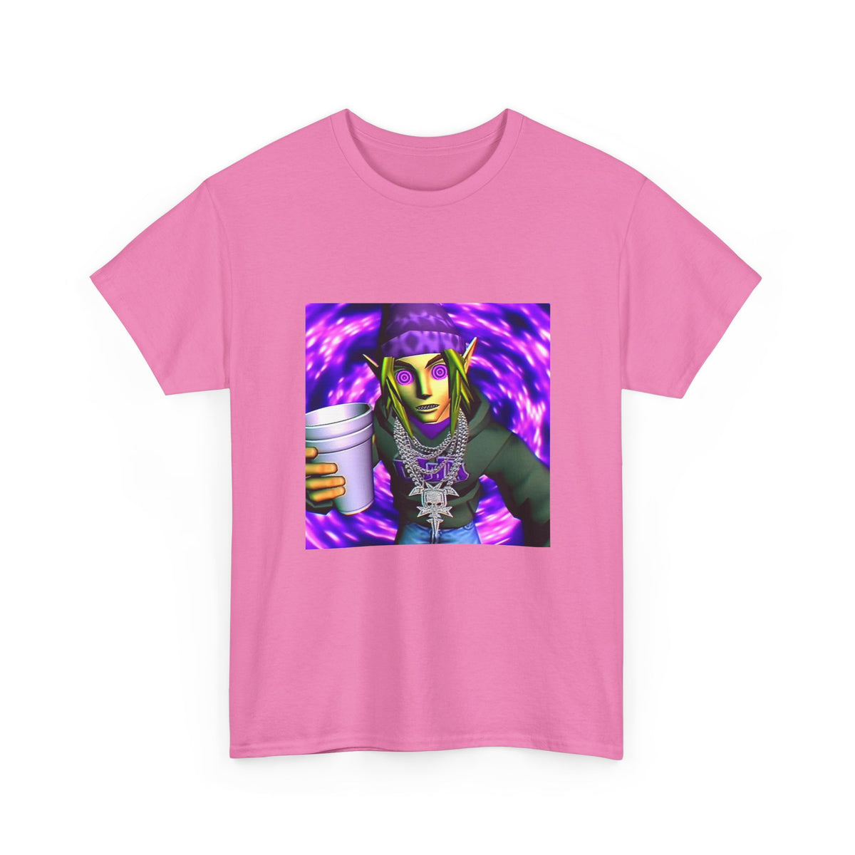 Dripped-Out Elf With Lean Cup