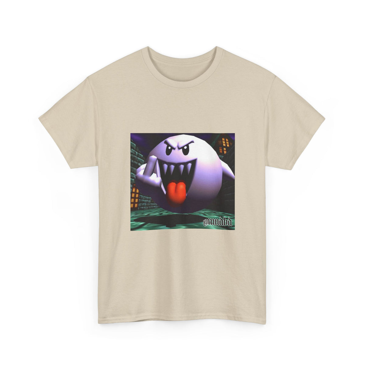 Aggressive Boo Flipping The Bird Tee