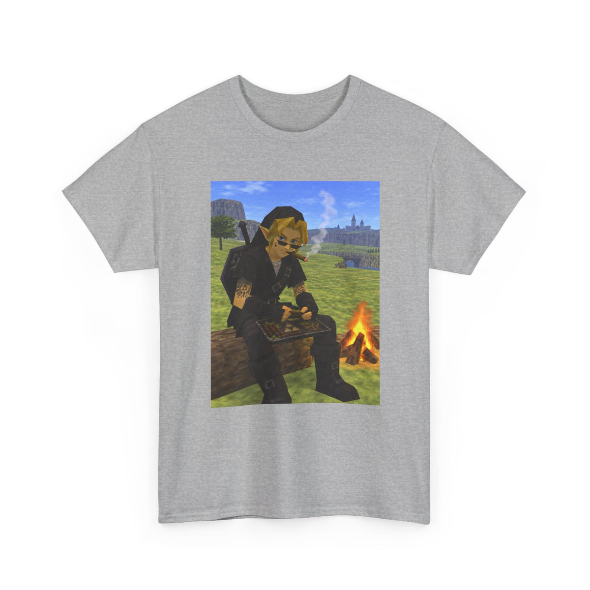 Dark Link Rolling Blunts By The Campfire