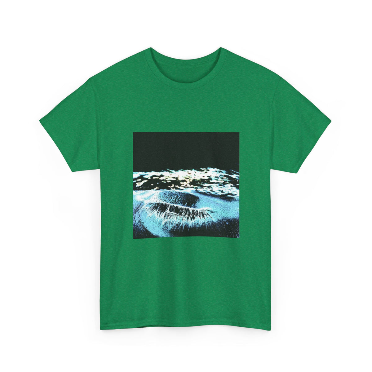Hidden Green Pulse Graphic Tee
