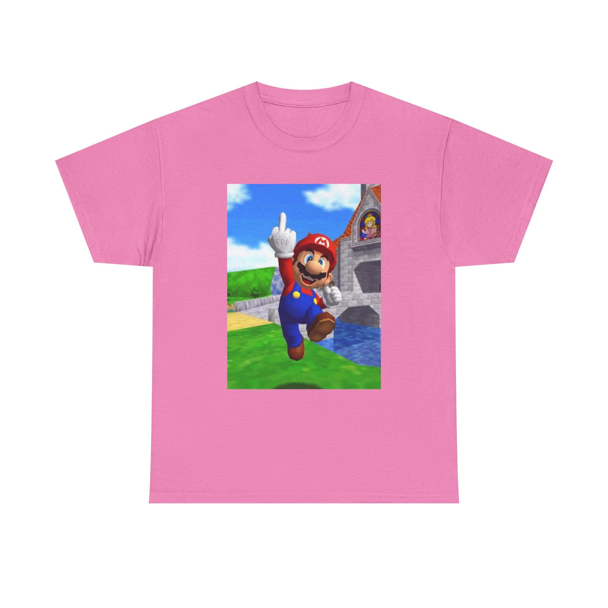 Mario Giving The Middle Finger Tee
