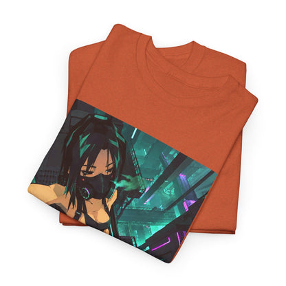 Midnight Ember Leaf Graphic Tee
