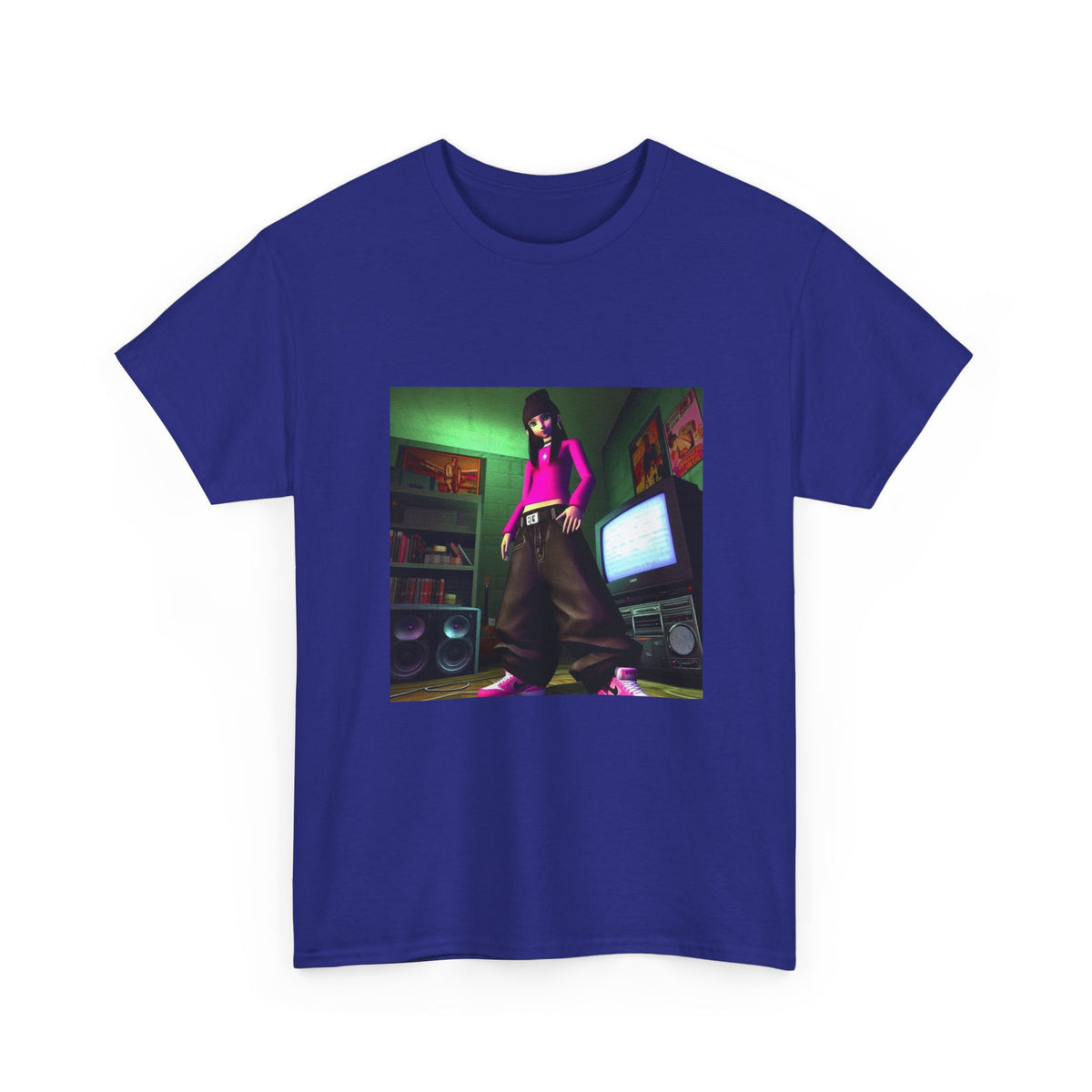 Y2K Vibe Girl In Her Room Tee