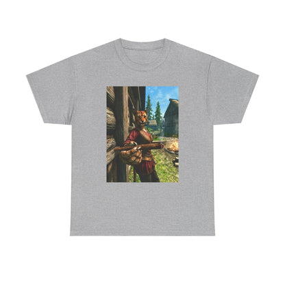 Khajiit Smoking Fat Blunt Tee