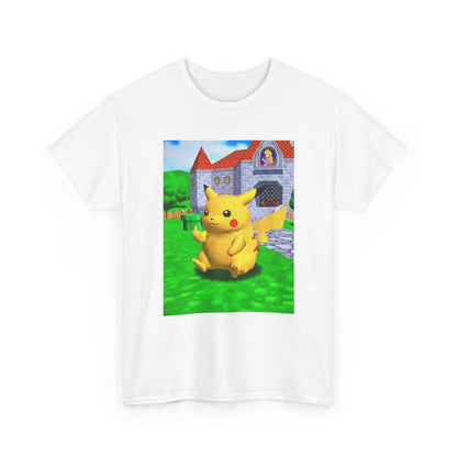 Pikachu Flipping The Bird At Peach's Castle