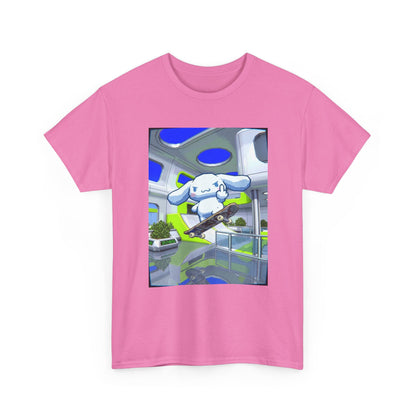 Cinnamoroll Skater Flipping Off Tee