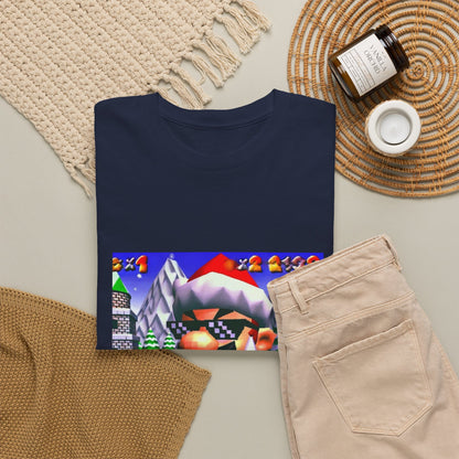 Deal With It Santa Mario Smoking Blunt Tee