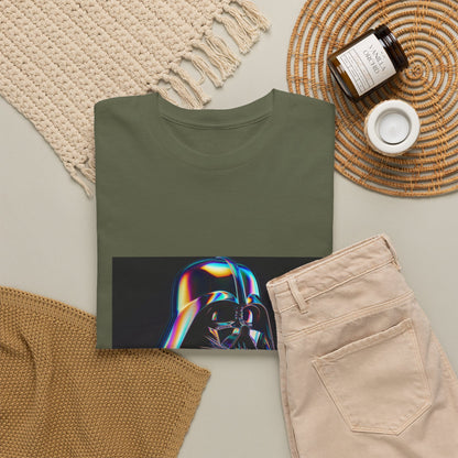 Holographic Dark Lord Vaporwave Icon Tee