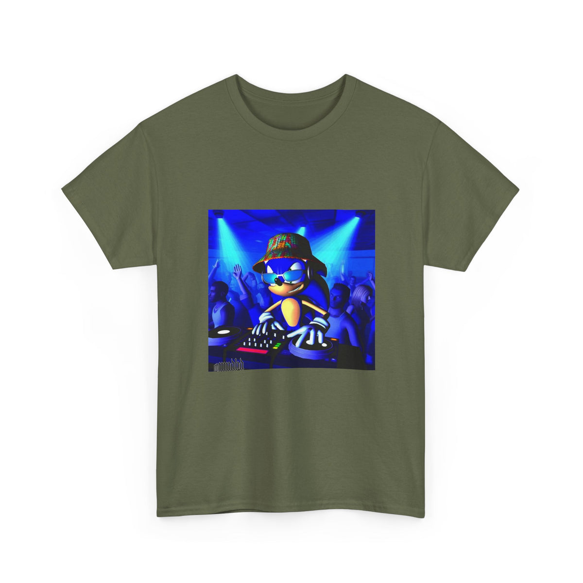 Sonic The Hedgehog DJing At The Club