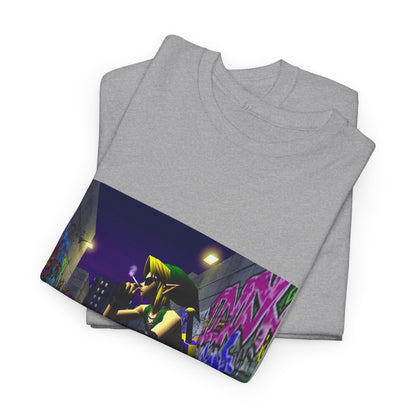 Edgy Link Smoking In Alley Tee