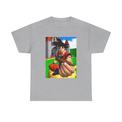 Goku Offers a Blunt at Peach's Castle