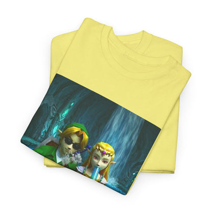 Link And Zelda Hitting The Stash