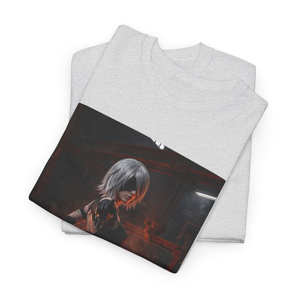 2B Pointing in Fiery Industrial Zone Tee