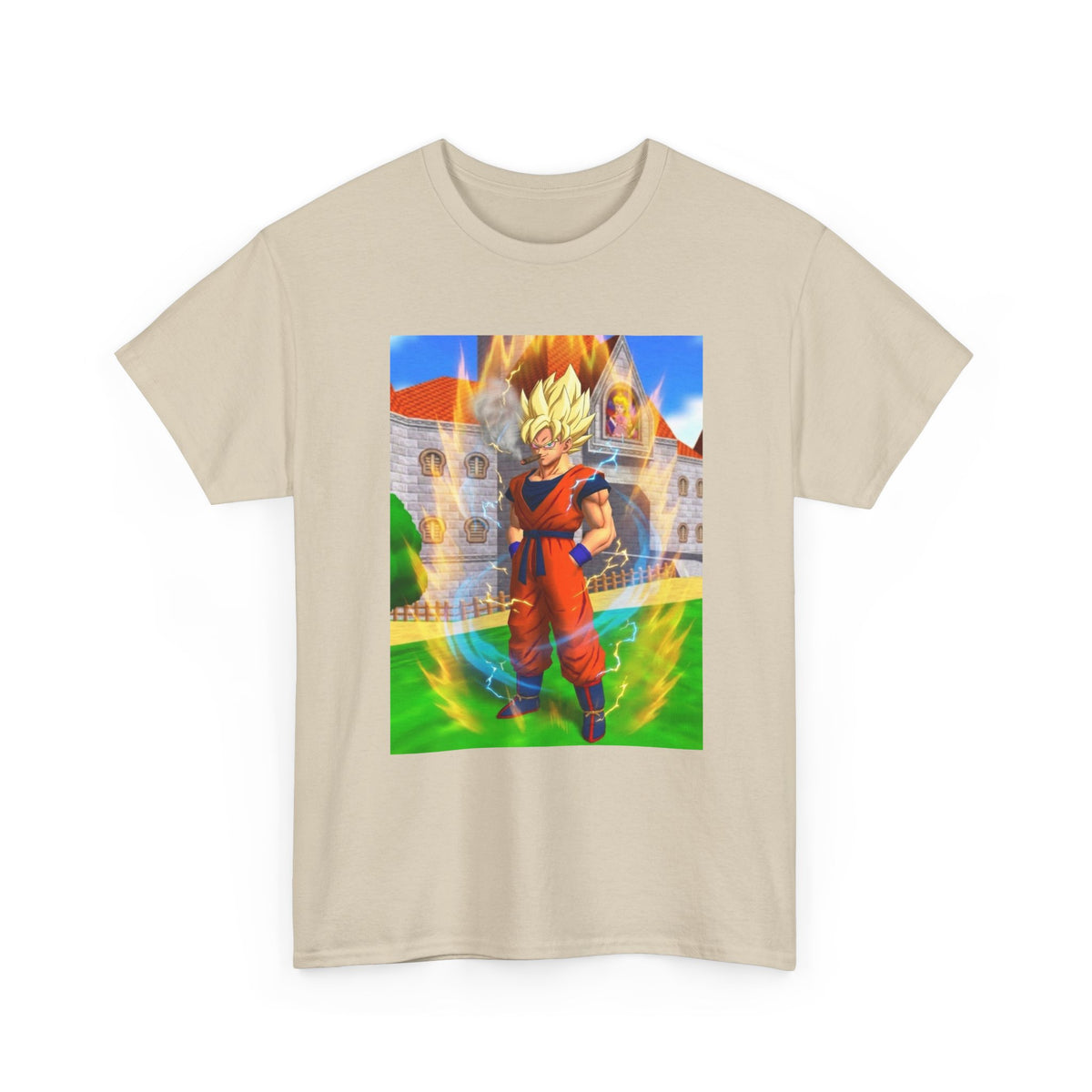 Super Saiyan Smoking A Blunt Tee
