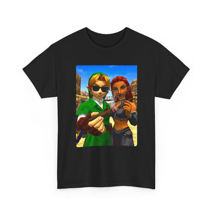 Link And Gerudo Blazing Out West Tee